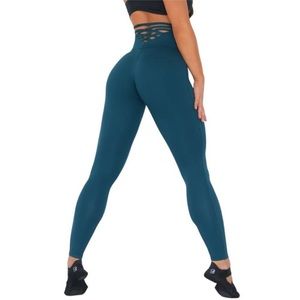 Bombshell Sexy Criss Cross Back Leggings